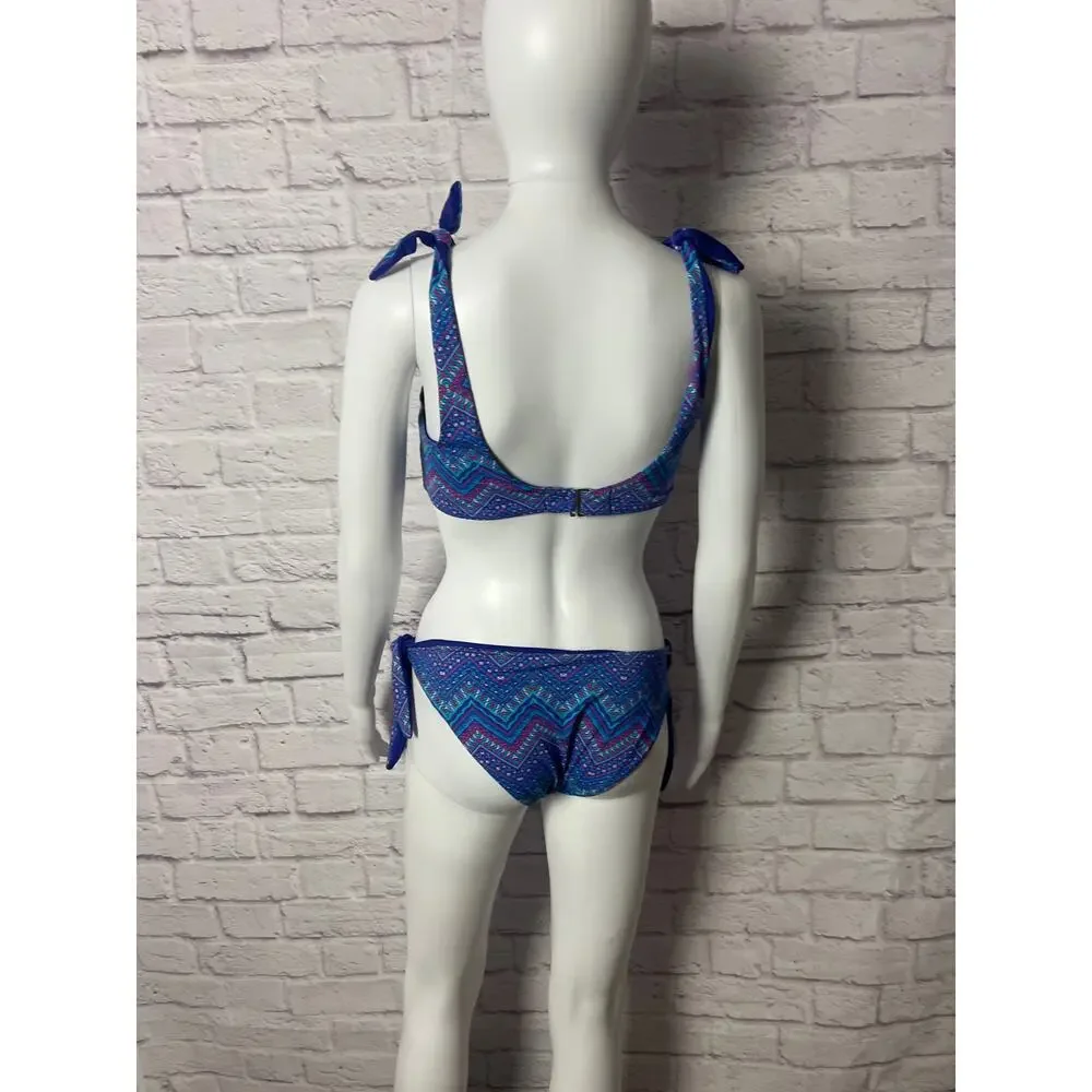 Slick by Bari Two Piece Swim Suit Size Small (B/C Cup)